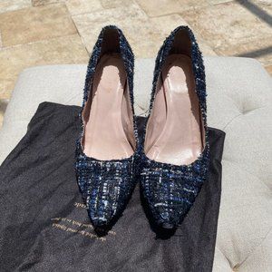 Kate Spade Multi Tweed Milan (Block) Heels